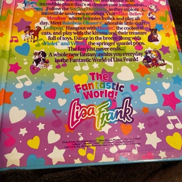 Lisa Frank My Memory Book 3 Ring Binder Cats Teddy Bear Pony - Read And See - Picture 15 of 16